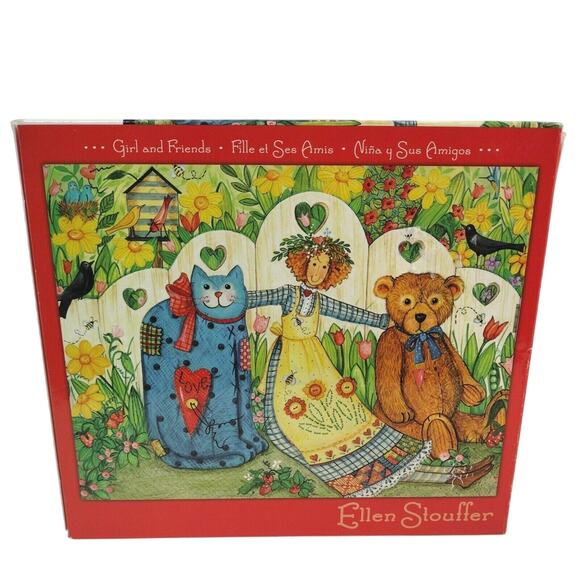 2013 Ceaco GIRL & FRIENDS by Ellen Stouffer, Series 2 550 Piece Puzzle COMPLETE - Picture 3 of 7